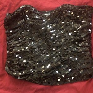 Bebe Sequin Bustier